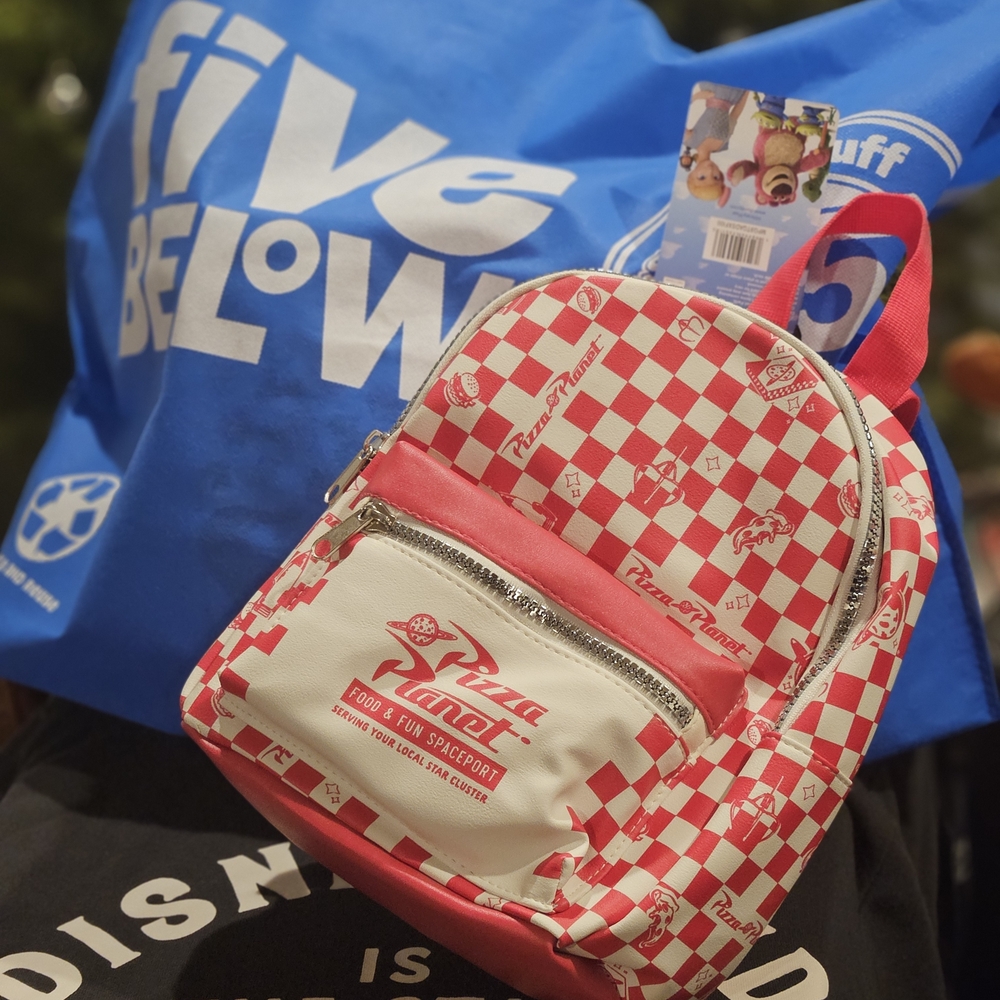 Pizza Planet Checkered Mini Backpack - image 1